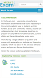 Mobile Screenshot of meritexam.com