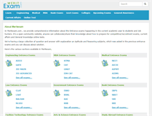 Tablet Screenshot of meritexam.com